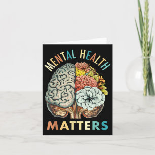 Beenden Sie das psychische Bewusstsein der Stigma Karte