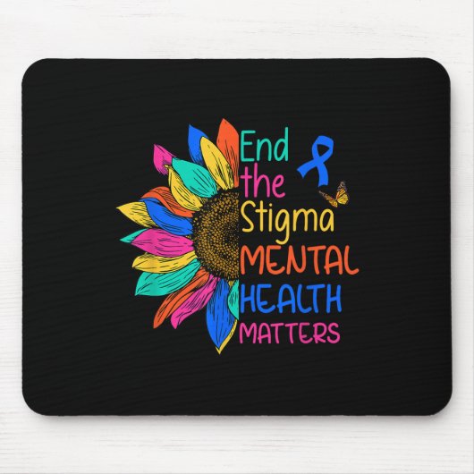 Beenden Sie das psychische Bewusstsein der Stigma Mousepad (Vorne)