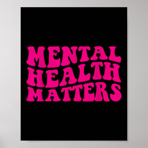 Beenden Sie das psychische Bewusstsein der Stigma Poster