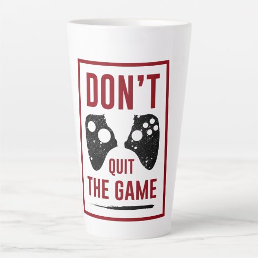 Beenden Sie das Spiel nicht Milchtasse (Vorderseite)