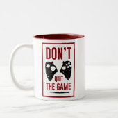 Beenden Sie das Spiel nicht Zweifarbige Tasse (Links)