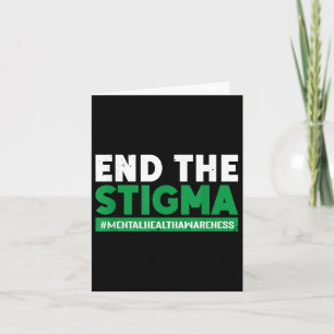 Beenden Sie das Stigma, das Bewusstsein für psychi Karte