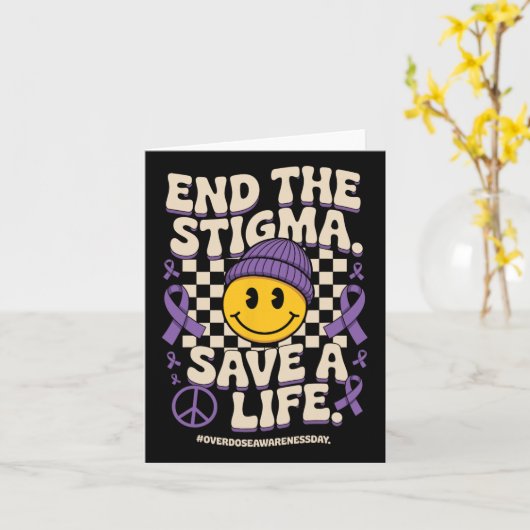 Beenden Sie das Stigma, das eine Überdosierung von Karte (Gelbe Blume)