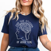 Beenden Sie das Stigma, die Sucht-Erholung, 12 Sch T-Shirt