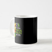 Beenden Sie das Stigma Mental Health Problems Ment Kaffeetasse (Vorderseite Links)