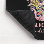 Beenden Sie das Stigma Mental Health Problems Ment Mousepad (Ecke)