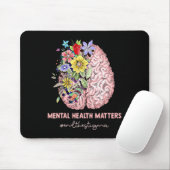 Beenden Sie das Stigma Mental Health Problems Ment Mousepad (Mit Mouse)