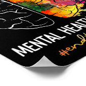 Beenden Sie das Stigma Mental Health Problems Ment Poster (Ecke)