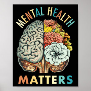 Beenden Sie das Stigma Mental Health Problems Ment Poster