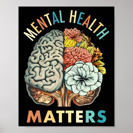 Beenden Sie das Stigma Mental Health Problems Ment Poster (Vorne)