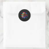 Beenden Sie das Stigma Mental Health Problems Ment Runder Aufkleber (Tasche)