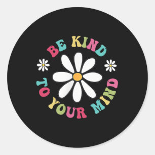 Beenden Sie das Stigma Mental Health S 2 Runder Aufkleber