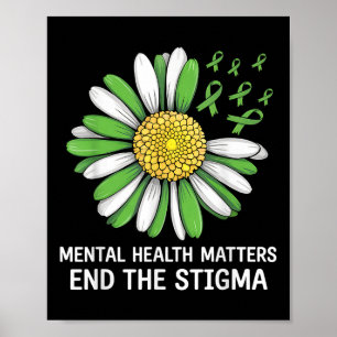 Beenden Sie das Stigma Mental Health S Awareness B Poster