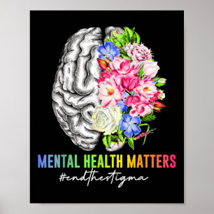 Beenden Sie das Stigma Mental Health S Mental Heal Poster