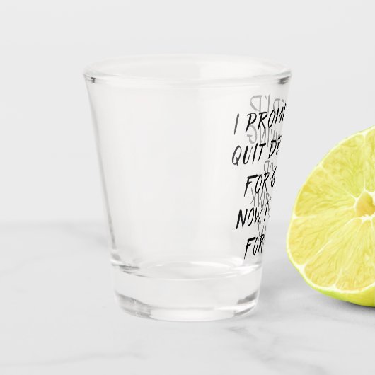 Beenden Sie das Trinken | Adult Beverage Spaß Quot Schnapsglas (Links)