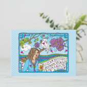 Beenden Sie das Überdenken_Flat Card 7" x 5" (Stehend Vorderseite)