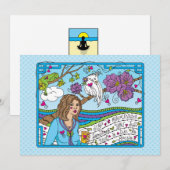 Beenden Sie das Überdenken_Flat Card 7" x 5" (Vorne/Hinten)