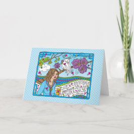 Beenden Sie das Überdenken_Grußkarte Karte