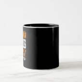 Beenden Sie das Ziehen meiner leg Amputee Rollstuh Zweifarbige Tasse (Mittel)