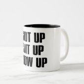 Beenden Sie den Anzug nach oben Zweifarbige Tasse (VorderseiteRechts)