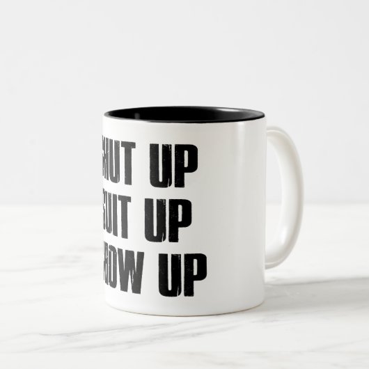 Beenden Sie den Anzug nach oben Zweifarbige Tasse (VorderseiteRechts)