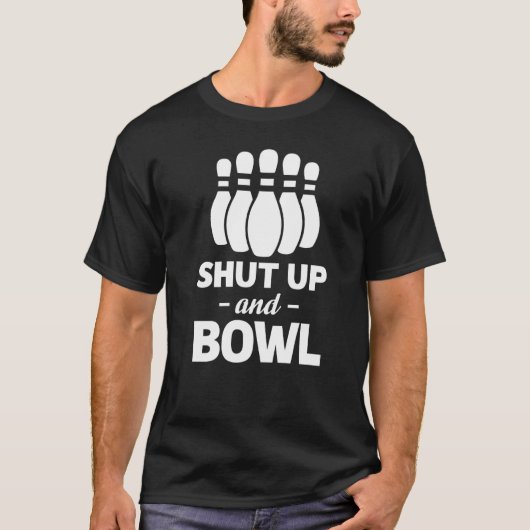 Beenden Sie den Bowling Bowling Player T-Shirt (Vorderseite)