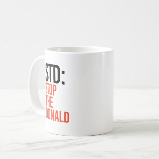 BEENDEN SIE DEN DONALD KAFFEETASSE (Vorderseite Links)