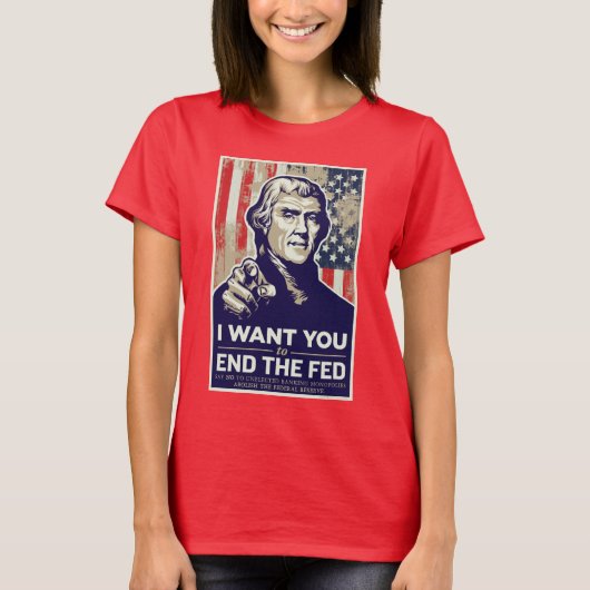 Beenden Sie den Gefüttert Jeffersonian-T - Shirt (Vorderseite)