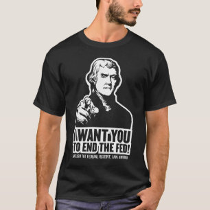 Beenden Sie den gefütterten Jeffersonian T - Shir T-Shirt