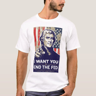 Beenden Sie den gefütterten Jeffersonian T - Shir T-Shirt