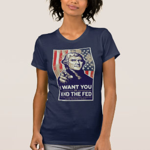 Beenden Sie den gefütterten Jeffersonian T - Shirt
