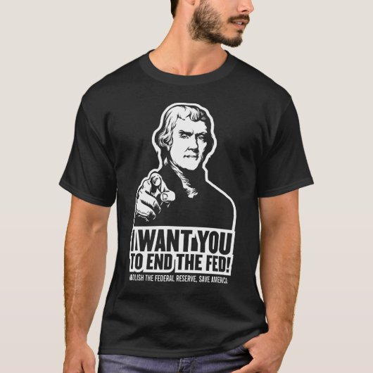 Beenden Sie den gefütterten Jeffersonian T - Shirt (Vorderseite)