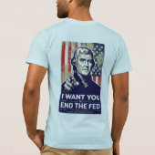Beenden Sie den gefütterten Jeffersonian T - Shirt (Rückseite)