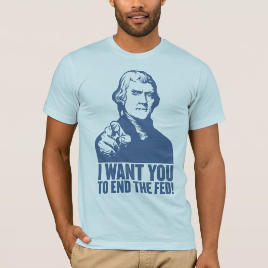 Beenden Sie den gefütterten Jeffersonian T - Shirt (Vorderseite)