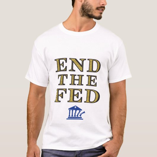 Beenden Sie den gefütterten T - Shirt-Mann T-Shirt (Vorderseite)
