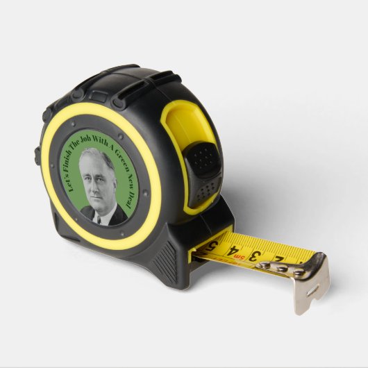 Beenden Sie den Job Green New Deal Maßband (Winkel)