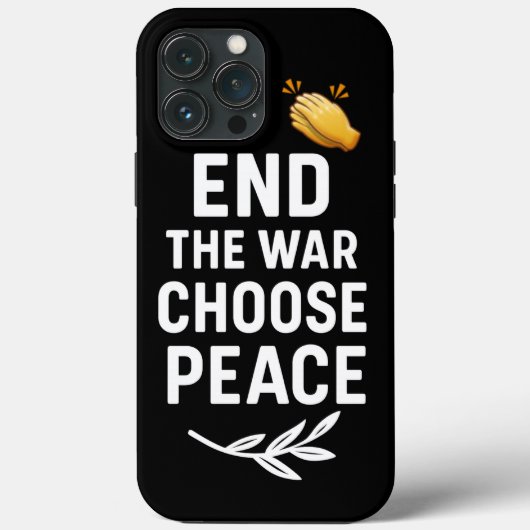 Beenden Sie den Krieg für Frieden - Motivierend Case-Mate iPhone Hülle (Rückseite)