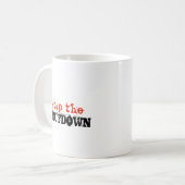 Beenden Sie den politischen Protest-benutzerdefini Kaffeetasse (Vorderseite Links)