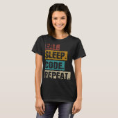 Beenden Sie den Ruhecode und wiederholen Sie das C T-Shirt (Vorne ganz)