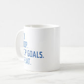 Beenden Sie den Schlaf-Stopp-Goals wiederholen Kaffeetasse (Vorderseite Links)