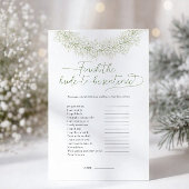 Beenden Sie den Sentence Brautparty Game Flyer