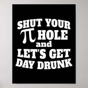 Beenden Sie den sonnigen Tag am Pi-Tag mit T-Shirt Poster