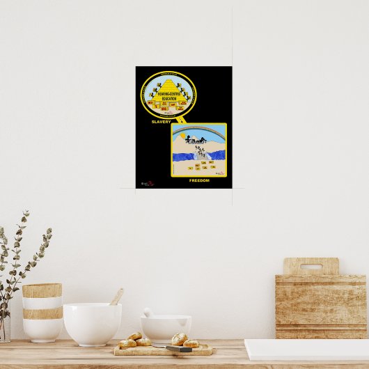 Beenden Sie den Teufelskreis! Poster (Küche)