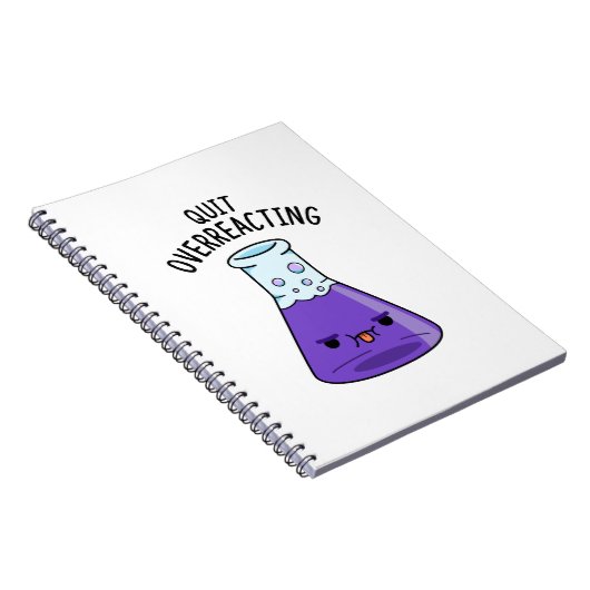 Beenden Sie den überreaktionsfreudigen Chemie-Pun Notizblock (Rechte Seite)