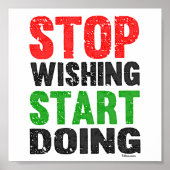 Beenden Sie den Versuch, Retro-Stil zu starten Poster (Vorne)