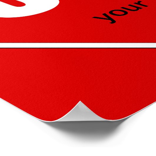 Beenden Sie die Anmeldung von Custom 24 x 24 Poste Poster (Ecke)