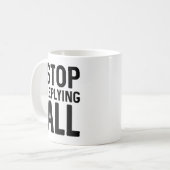 Beenden Sie die Antwort auf alle Kaffeetasse (Vorderseite Links)