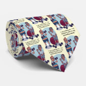 Beenden Sie die Arbeit aus Funny Neck Tie Krawatte (Gerollt)