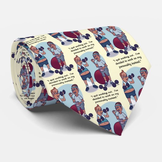 Beenden Sie die Arbeit aus Funny Neck Tie Krawatte (Gerollt)