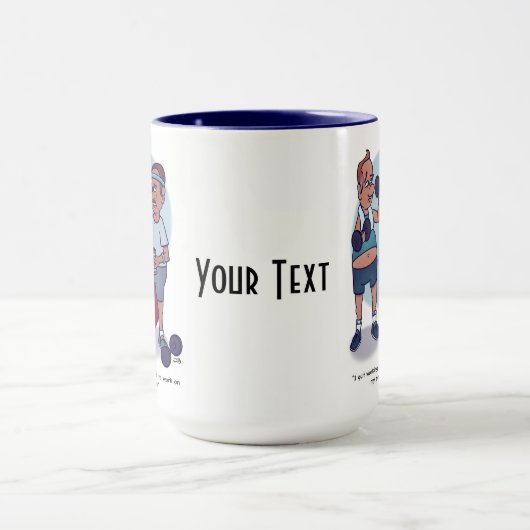 Beenden Sie die Arbeit aus Funny Tasse (Zentrum)